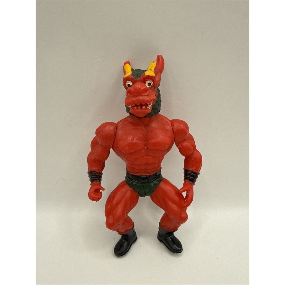 Vtg 1982 Remco Galaxy Warriors Heroes Red Dragoon Chinese Dragon Head Motu